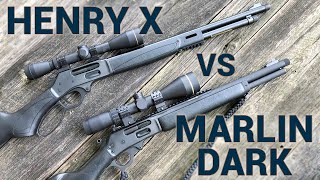 Henry X vs Marlin Dark in 4570 Gov [upl. by Kowtko]