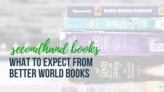 What To Expect From Better World Books [upl. by Odrarej]