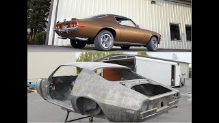 1970 Z28 Camaros one year restoration in 40 minutes MetalWorks step by step camaro stock build [upl. by Yretsym884]