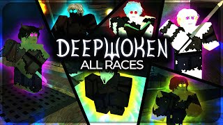 ALL RACE PASSIVES  STATS  Deepwoken [upl. by Eiba]