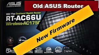 ASUS RTAC66U  R Firmware update [upl. by Lilli494]