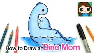 How to Draw a Dinosaur Mom  Sumikko Gurashi [upl. by Sapowith]