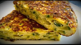 Tortilla de zapallitos Italiano dietetica receta super facil [upl. by Akeber]