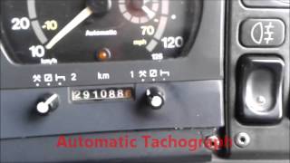 How to use a analogue Tachograph Practial [upl. by Moberg]