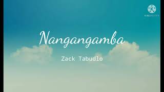 Zack Tabudlo  Nangangamba Lyrics ENGFIL [upl. by Hnid]