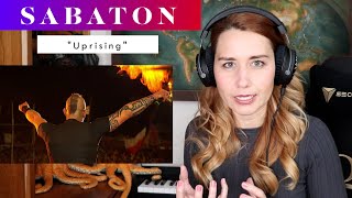 Sabaton quotUprisingquot REACTION amp ANALYSIS by Vocal CoachOpera Singer [upl. by Imiaj]