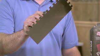 Tile Tips from the Pros Thin set mastic and mortar [upl. by Einahpetse533]