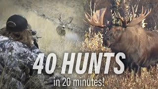 40 Rifle Hunts in 20 Minutes Eastmans’ Hunting Journal [upl. by Korie]