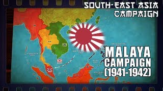 WW2 in SouthEast Asia  Malayan Campaign 19411942 [upl. by Aleafar]