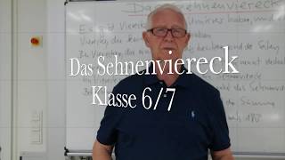 Das Sehnenviereck  Klasse 67 [upl. by Rosabelle]