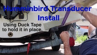 HumminBird Helix 9 G3N amp G4N Transducer Install [upl. by Suirtimed]