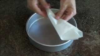 Quick Way To Cut Parchment Paper To Fit Round Pan [upl. by Larianna]