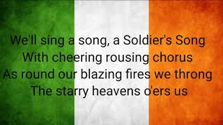 Ireland National Anthem With Lyrics  English Version [upl. by Sixela]