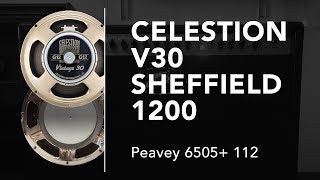 Sheffield 6505 VS Celestion Vintage 30  Peavey 6505112 [upl. by Ilhsa]