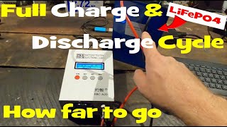 How far to charge and discharge a LiFePO4 cell Testing the full Charge and Discharge Curves [upl. by Coffey]