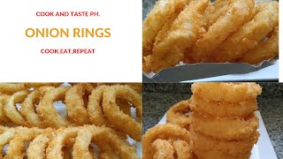 HOW TO MAKE ONION RINGSCRISPY ONION RINGS RECIPE [upl. by Dagna562]