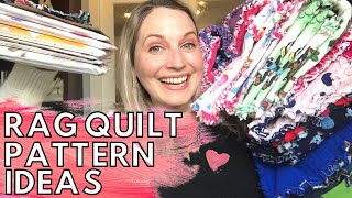 RAG QUILT IDEAS From simple changes to rag quilt patterns LOTS OF RAG QUILT IDEAS to keep sewing [upl. by Ebaj]