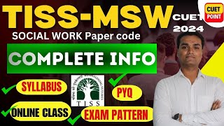 TISS SOCIAL WORK Preparation 2024tiss msw online classtiss social work preparation 2024 [upl. by Seana]