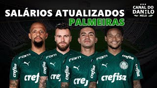 SALÁRIOS DOS JOGADORES DO PALMEIRAS 2020 ATUALIZADO [upl. by Maxma]