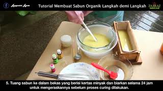 TUTORIAL CARA MEMBUAT SABUN ORGANIK [upl. by Retha]