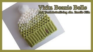 Virka mössan Beanie Belle  För nybörjare [upl. by Anovahs]