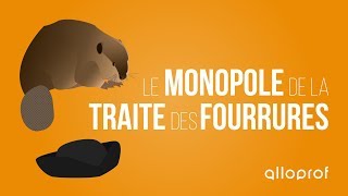 Le monopole de la traite des fourrures  Histoire  Alloprof [upl. by Akiemat]