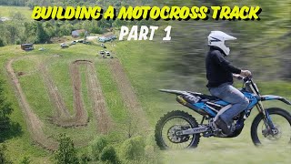 Motocross Track Build Pt 1 Starting From Scratch On 5 Acres [upl. by Vitoria]