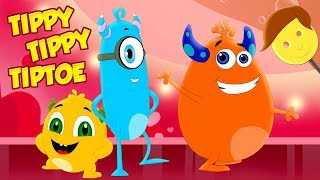 Tippy Tippy TipToe  Coco Beats Cartoons For Children  Nursery Rhymes by Kids Channel [upl. by Aisital159]