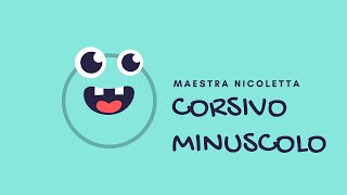 Come scrivere in CORSIVO MINUSCOLO  classe prima [upl. by Rediah]