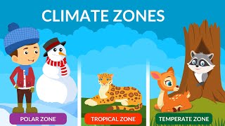 Climate Zones of the Earth  Weather and Climate  Types of Climate Zones [upl. by Suzanna]