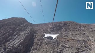 The worlds longest zipline We try out the newest UAE adventure [upl. by Rabah]