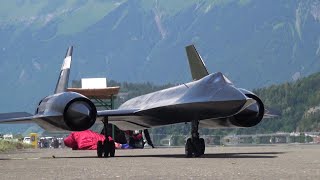 RC BLACKBIRD SR71 TURBINE MODEL JET AMAZING PERFORMANCE [upl. by Nicholl]