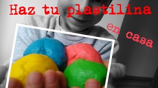 Como hacer PLASTILINA CASERA RÁPIDA Y FACIL  DIY  RECETA [upl. by Lennie]