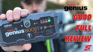 NOCO Genius Boost GB40 Unboxing and Review [upl. by Nonnair]