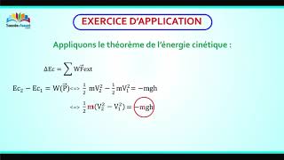 Comment appliquer le théorème de lénergie cinétique 22 [upl. by Baker]