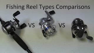 Best Fishing Reel Type  Spinning Vs Baitcasting Vs Spincaster Reels Best Reel with Pros and Cons [upl. by Segalman]