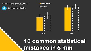 Ten Statistical Mistakes in 5 Min [upl. by Aiva]