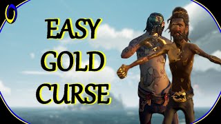 GOLD CURSE FAST AND EASY spoiler free  Sea of Thieves Tips [upl. by Aneles]