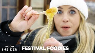 Quebec Winter Carnival’s Top 3 Foods  Festival Foodies [upl. by Attiuqehs661]