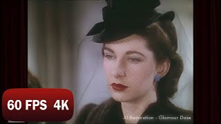 1940s Fashion Show during the London Blitz  AI Enhanced [upl. by Yelhs]