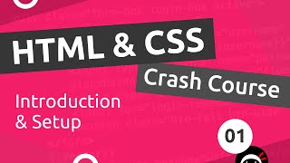 HTML amp CSS Crash Course Tutorial 1  Introduction [upl. by Yennek]