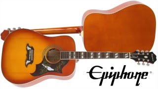 The Epiphone Dove PRO Acoustic Guitar Demo amp Buyers Guide [upl. by Monto112]