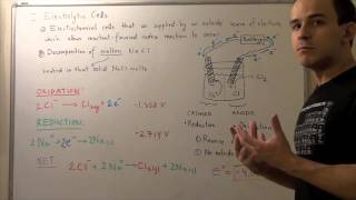 Electrolytic Cells and Electrolysis [upl. by Ecirehs]