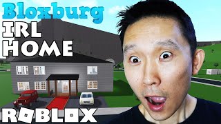 I Built Janet amp Kates IRL Home in Bloxburg HOUSE TOUR  Roblox [upl. by Oiramad]