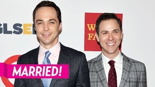 Big Bang Theory’s Jim Parsons Marries Todd Spiewak [upl. by Strephon]