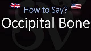 How to Pronounce Occipital Bone CORRECTLY Meaning amp Pronunciation [upl. by Oznarol]