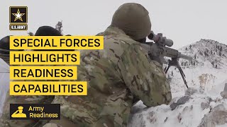 US Army Special Forces Highlights Readiness Capabilities [upl. by Sined]