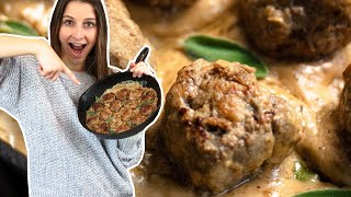 Frikadeller Recipe  Danish Meatballs [upl. by Tenaj522]