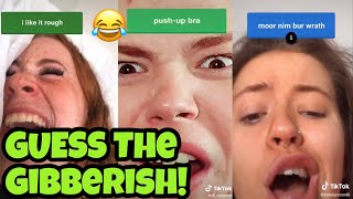 Funniest Guess The Gibberish Challenge  TikTok Compilation [upl. by Oivatco]