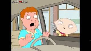 Family Guy Funny Stewie carjacking a car [upl. by Ilowell525]